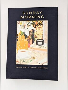 NEW IN BOX Hobbry "Sunday Morning" 500-Piece Puzzle